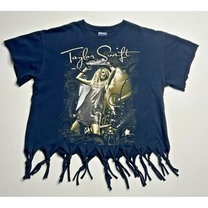 VTG Y2K 2009 Gildan Taylor Swift Size Medium M Fearless Concert Tour T-Shirt